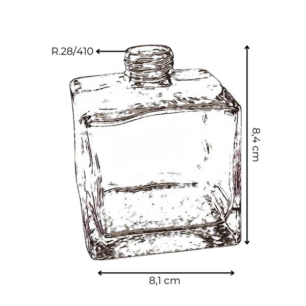 VIDRO CUBO 350ML R28/410 PRINCESS