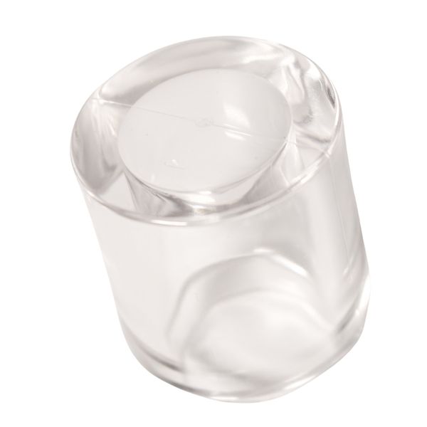 SOBRETAMPA CILÍNDRICA ABSOLUTA EASY LOCK B.15 GLASS TRANSP