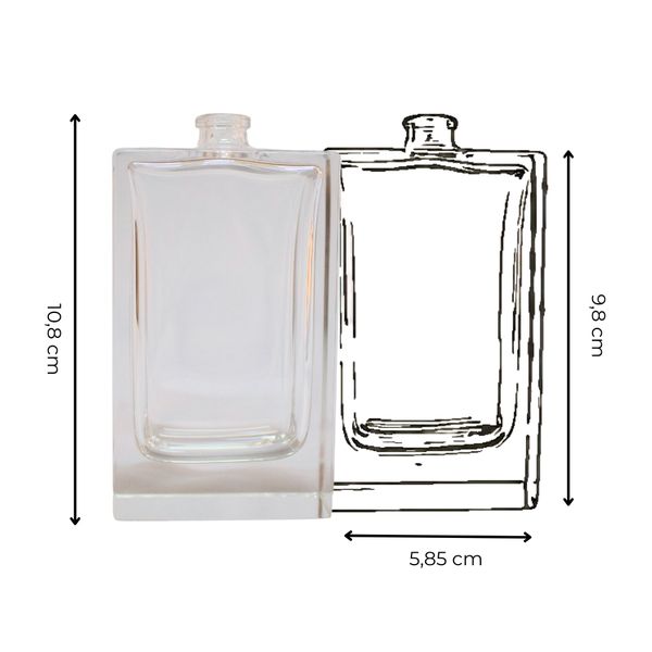 FRASCO ECLAT 100ML REC.15 TRANSP