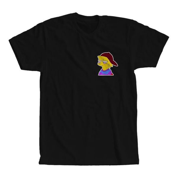 Camiseta Unissex Lisa Simpson Swag Tumblr, Maviart