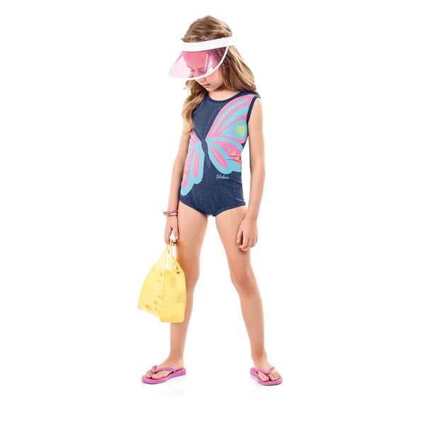 Maiô Infantil Juvenil Borboleta Roupa De Proteção ... - Aymêe