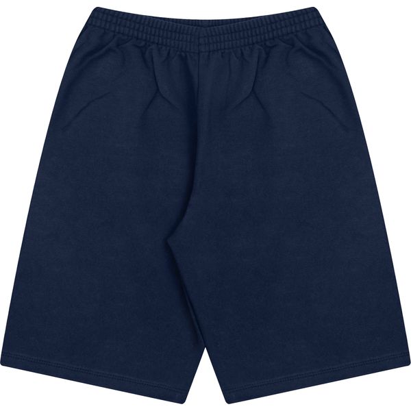 Bermuda Infantil Menino Moletinho Promoção Azul Ma... - Aymêe