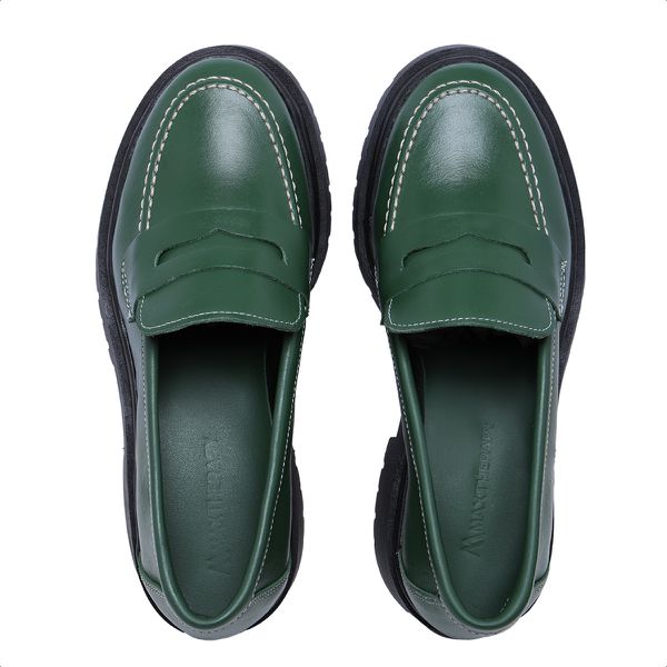 Sapatos Mocassim Mocassim Verde Feminino Mocassim Feminino