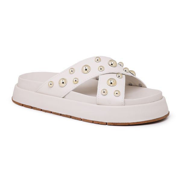 Sandália Flatform Comfort Scarlett Maxtherapy Off White