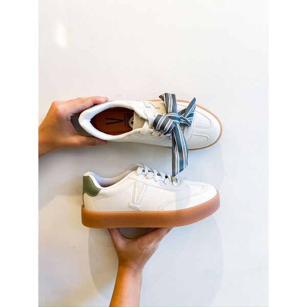 Tenis Nina OFF WHITE, VERDE