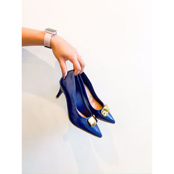 Scarpin Valentina AZUL MARINHO