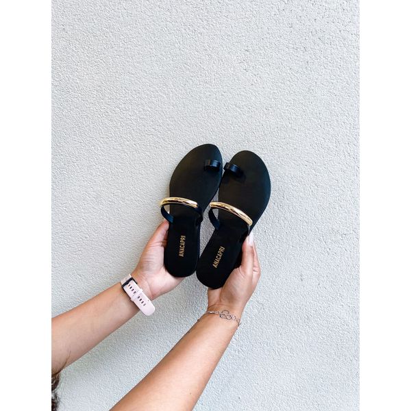 Rasteirinha Kivia PRETO