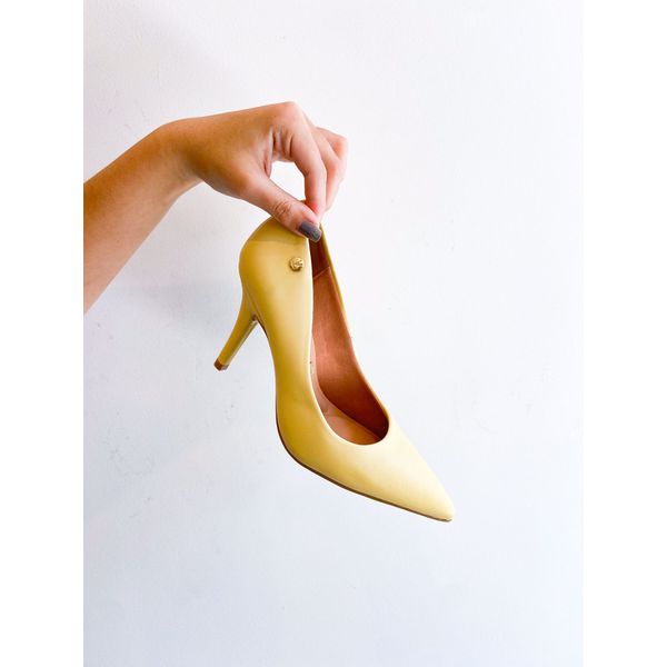 SCARPIN RENATA AMARELO MANTEIGA 