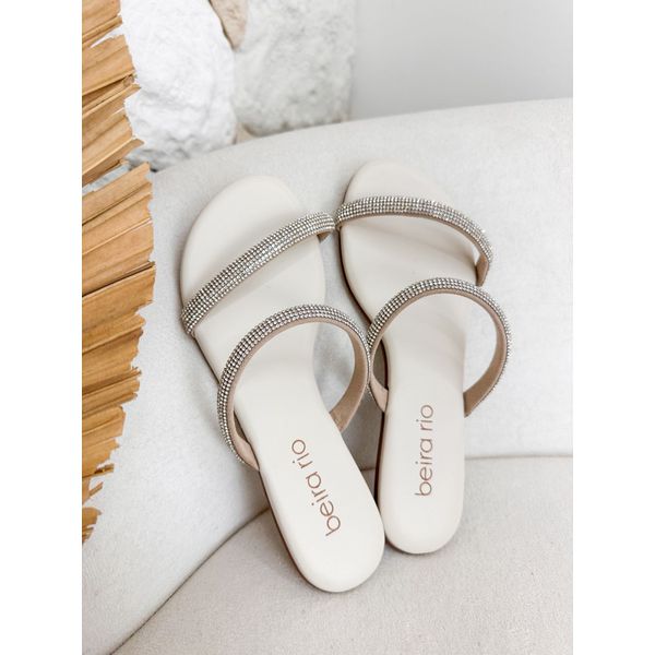 Rasteirinha Yara OFF WHITE