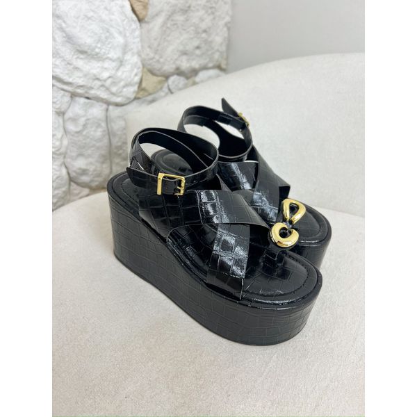 Sandalia Nicole PRETO VERNIZ