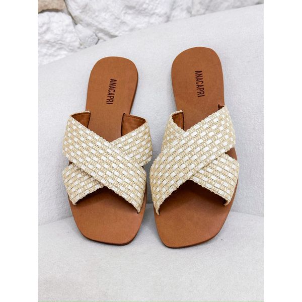 Rasteirinha Linda OFF WHITE