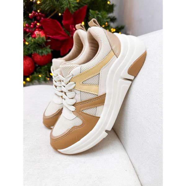 Tenis Lola BEGE,MANTEIGA