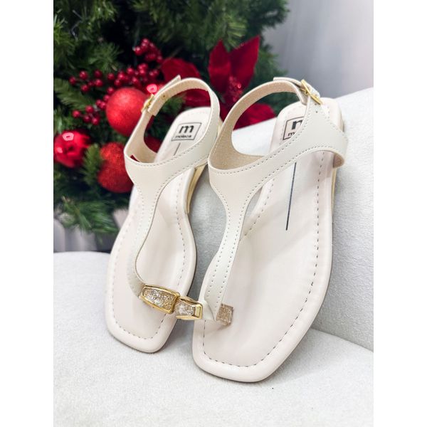 Rasteirinha Sara OFF WHITE