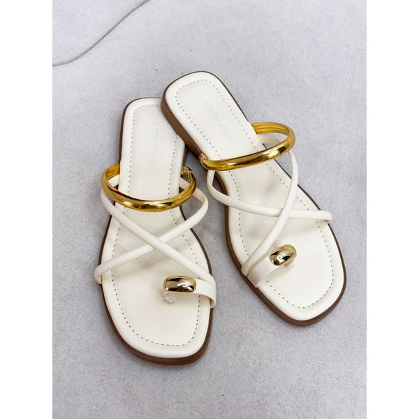 Rasteirinha Laiane OFF WHITE