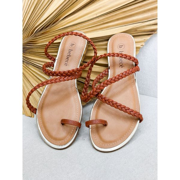 Rasteirinha Brendha MARROM