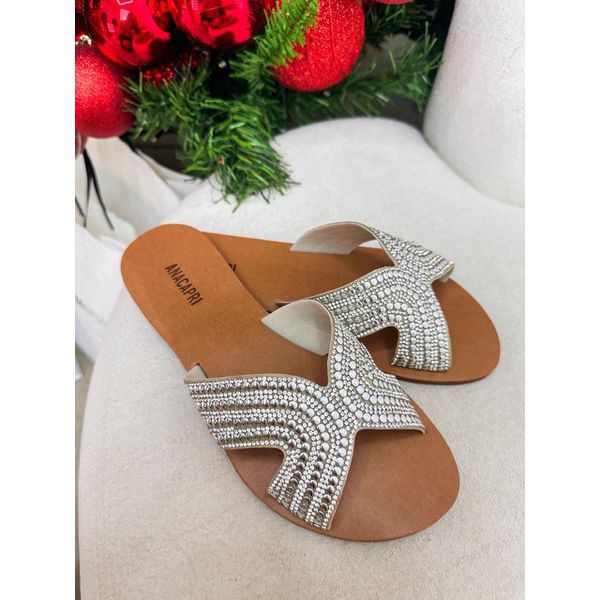 Rasteirinha Tiffany PRATA