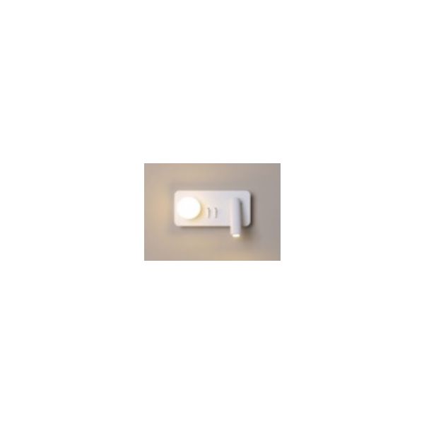 ARANDELA DE ALUMINIO COM VIDRO DE PAREDE DE LED QUADRADO 3500K 10W D200XH90MM COR BRANCO