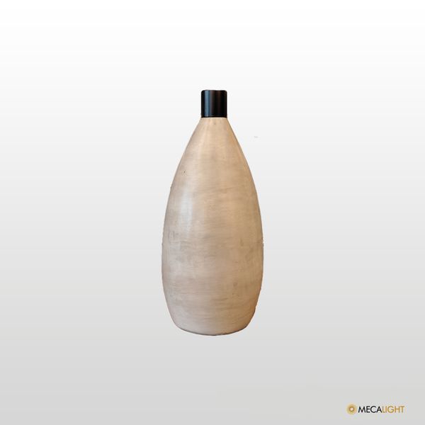 ADORNO CERAMICA COM MADEIRA 