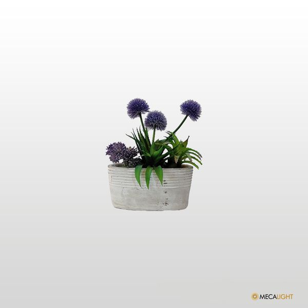VASO COM FLORES