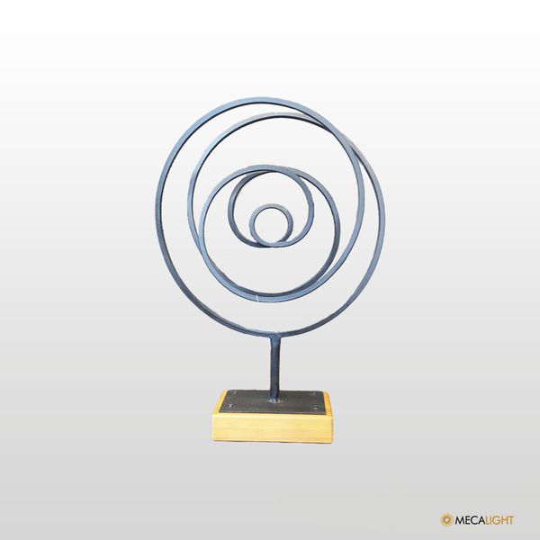 Escultura Decoração Metal