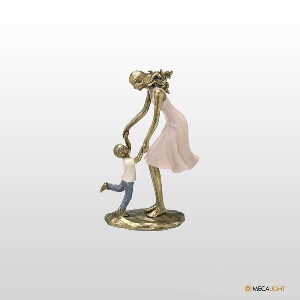 Escultura Mae e Filho 