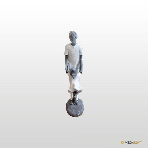 ESCULTURA PAI E FILHA