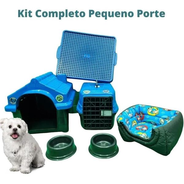 Kit Casinha Caixa Caminha 2em1 Sanitário Pet Dog N1