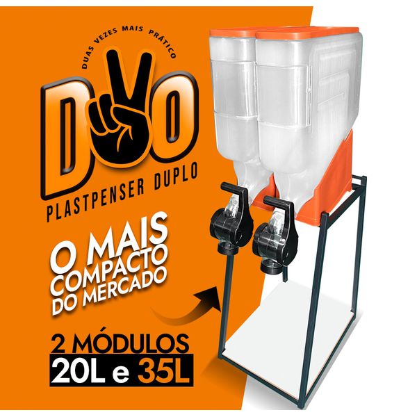 Dispenser PlastPenser 2 Módulos 35L