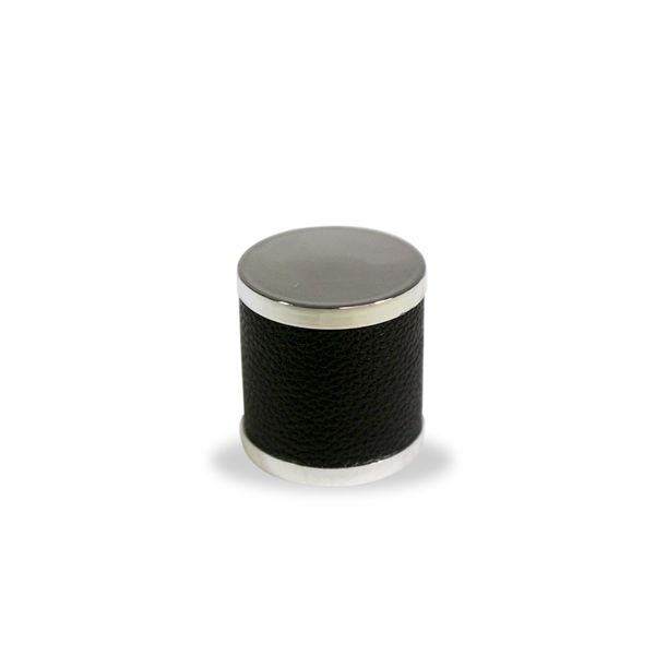 SOBRETAMPA GB COURO PRATA/PRETO FEA MTZ-2009