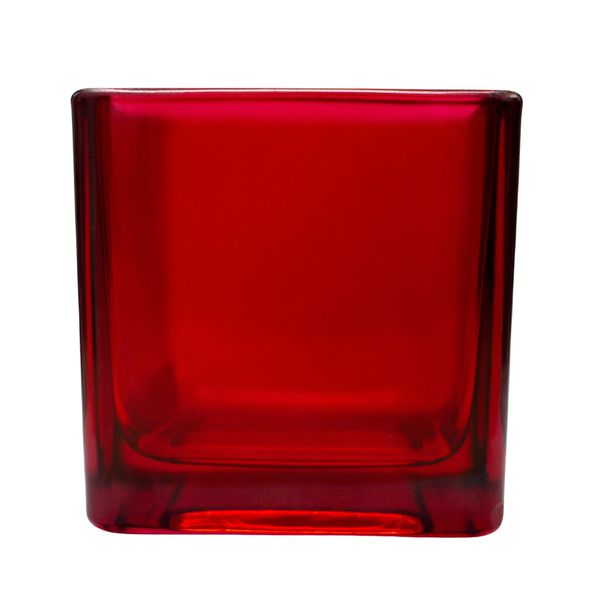 COPO DE VELA CUBE 130ML CHERRY 