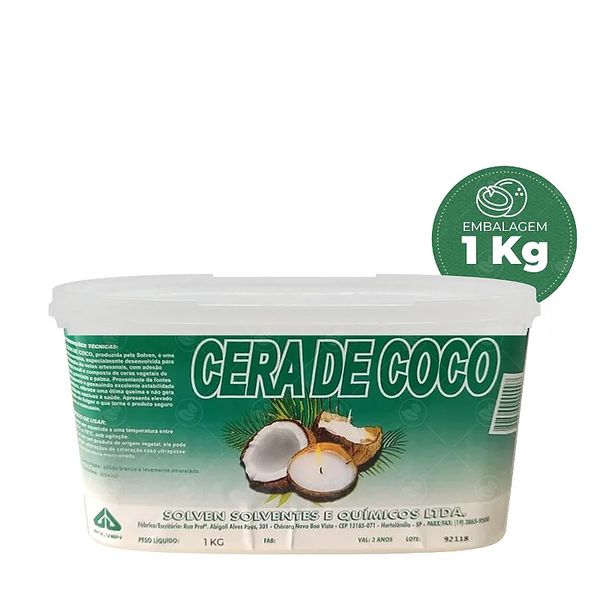 CERA VEGETAL DE COCO PARA VELAS 1KG