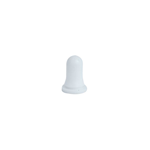 BULBO BORRACHA BRANCO BRILHO 