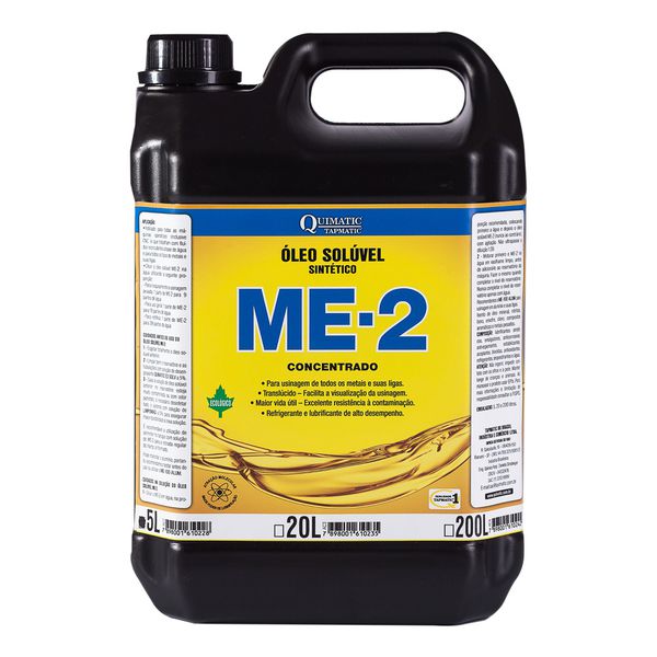 Óleo Solúvel Sintético 5LT ME-2 Ref. AC2 QUIMATIC