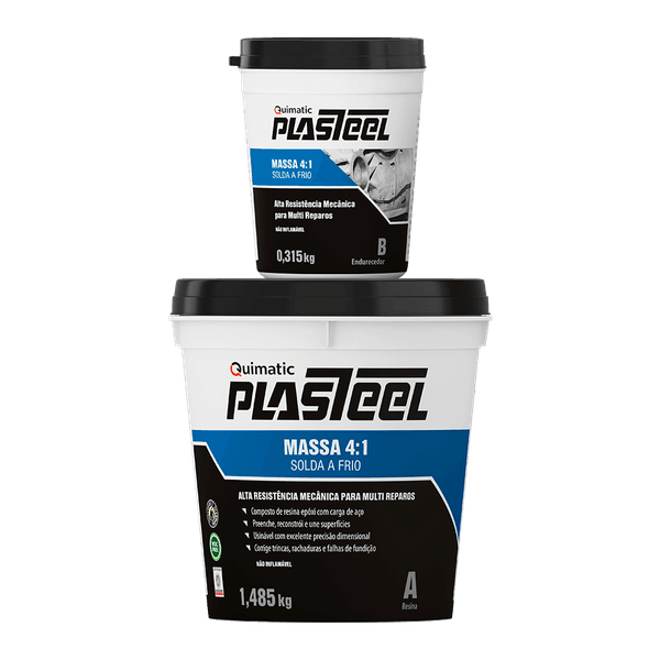 Plasteel Massa 4:1 PTE 1,8KG Ref. PQ2 QUIMATIC