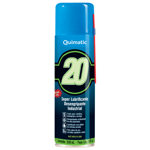Super Lubrificante Industrial HD Aerossol 300ML Ref. AM1 - QUIMATIC 20