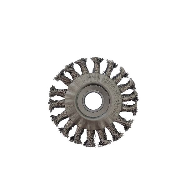 ESCOVA CIRCULAR INOX TRANCADO - 4.1/2" X 1/2" X 7/8" - AB