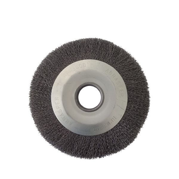 ESCOVA CIRCULAR ONDULADA 10" X L1" X F2 " ACO CARBONO - AB