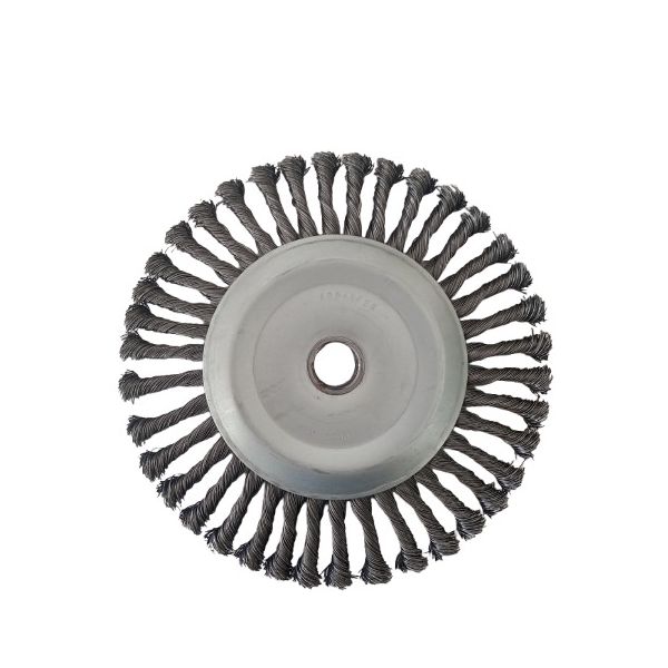ESCOVA CIRCULAR AÇO CARB. TRANCADA 9" X 1/2" X 7/8" - AB
