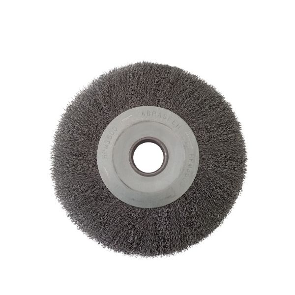 ESCOVA CIRCULAR ONDUL AÇO CARB. 12" X 1.1/2" X F2" C/ RED - AB