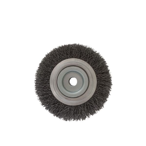 ESCOVA CIRCULAR ONDULADA 4.1/2" X ESP. 1/4" X INT. 1/2" AÇO CARB - AB
