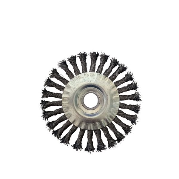 ESCOVA CIRCULAR AÇO CARB. TRANCADO 6" x 1/2" X 7/8" - AB