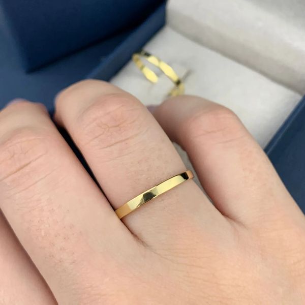 Alianças Noivado, Ouro para Casamento 1mm Goiânia 
