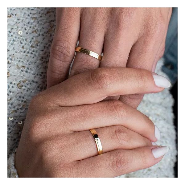 Alianças de Noivado ou Casamento 5 Gramas GOIÂNIA 3mm em Ouro