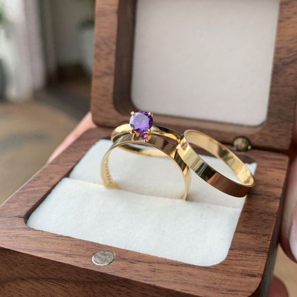 Trio de Alianças Goiânia 3mm + Ouro 18k/750 