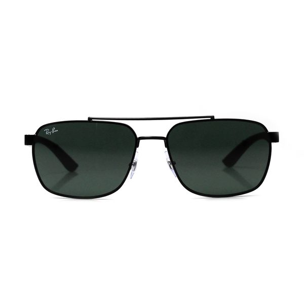 culos De Sol Ray Ban Em Metal Com Hastes Em Acetato Fosco Verde