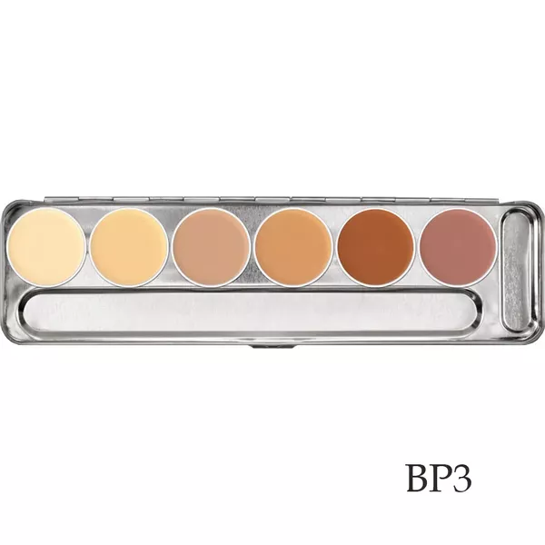 Camouflage Creme 6 Colors Palette - Kryolan | Cor: BP3