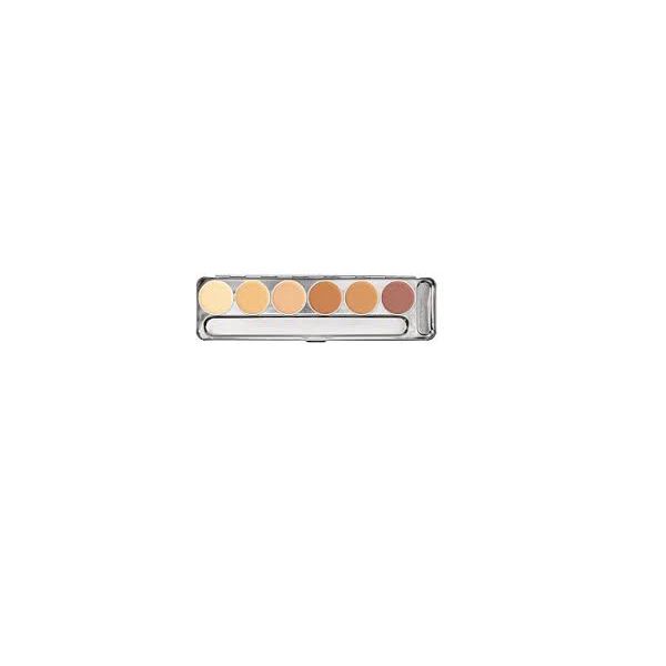 Camouflage Creme 6 Colors Palette - Kryolan | Cor: BP2