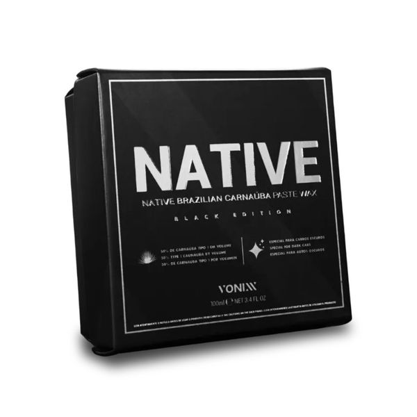 Native Brazilian Carnaúba Paste Wax – Black Edition (100ml)