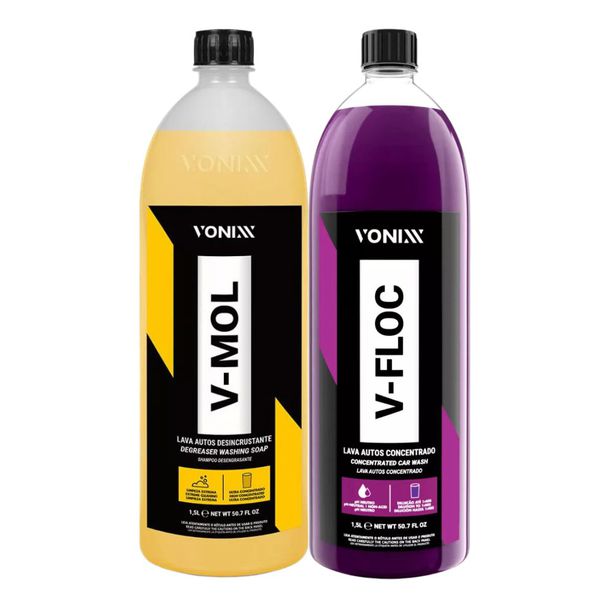 Kit Produto Para Lavar Carro E Moto V-mol + Shampoo V-floc
