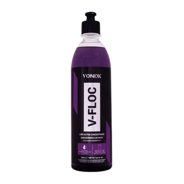 Shampoo Automotivo Neutro Concentrado V-floc Vonixx 500ml